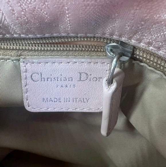 (RARE) CHRISTIAN DIOR PINK  LOVELY TROTTER BAG - Picture 7 of 8